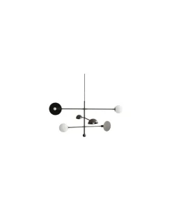 Hängelampe Sahn - Braun - Opalglas - Designer Tommy Hyldahl