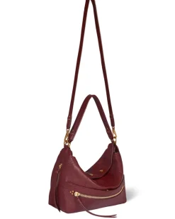 Hobo-Tasche Lucky Burgundy