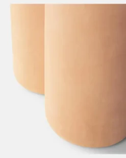 Hocker Big Foot Beige