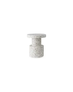 Hocker Bit - Weiß - Recyceltes Polyethylen - Designer Simon Legald
