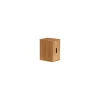 Hocker i Maestri - Holz natur - massive Eiche - Designer Le Corbusier
