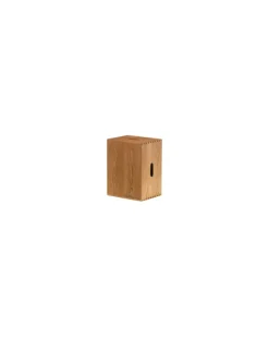 Hocker i Maestri - Holz natur - massive Eiche - Designer Le Corbusier