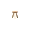 Hocker i Maestri - Holz natur - massive Eiche - Designer Charlotte Perriand