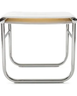 9 Hocker mit Röhrenform - Weiß