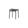 Hocker Palissade - Schwarz - Epoxy-Farbe - Designer Ronan & Erwan Bouroullec