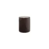 Hocker Pawn - Braun - emaillierter Sandstein - Designer Marie Michielssen