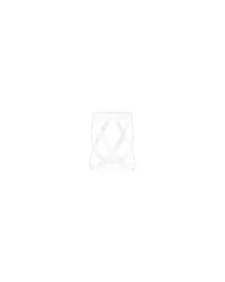 Hocker Ribbon - Weiß - Metall - Designer Nendo