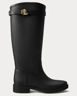 Hoher Gummistiefel Portiah Black