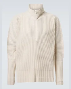Homme Plissé Issey Miyake Longsleeve Monthly Colors: March Beige