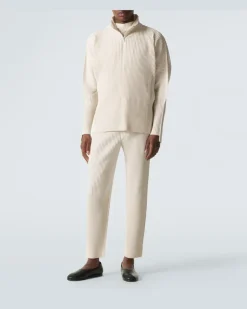 Homme Plissé Issey Miyake Longsleeve Monthly Colors: March Beige