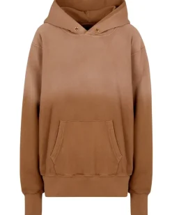 Hoodie aus Baumwoll-Jersey Braun