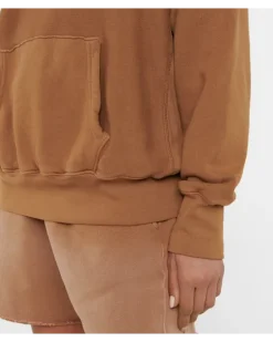 Hoodie aus Baumwoll-Jersey Braun