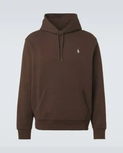 Hoodie aus Baumwoll-Jersey Braun