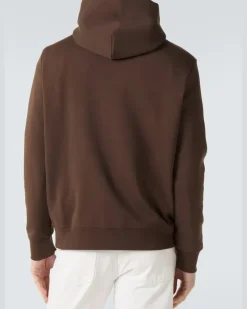 Hoodie aus Baumwoll-Jersey Braun