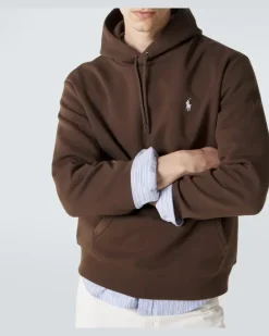Hoodie aus Baumwoll-Jersey Braun
