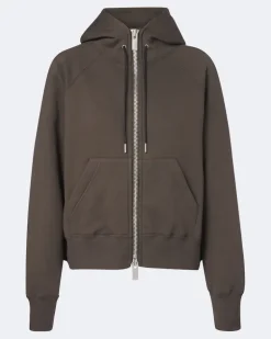 Hoodie aus Baumwoll-Jersey GrüN
