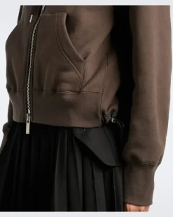 Hoodie aus Baumwoll-Jersey GrüN