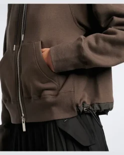 Hoodie aus Baumwoll-Jersey GrüN