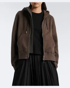 Hoodie aus Baumwoll-Jersey GrüN
