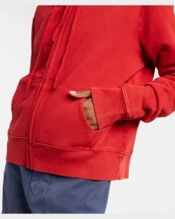 Hoodie Callie aus Baumwolle Rot