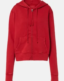 Hoodie Callie aus Baumwolle Rot