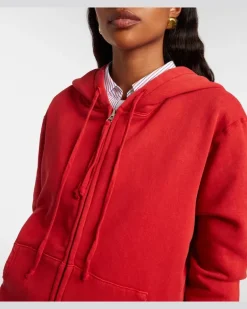 Hoodie Callie aus Baumwolle Rot
