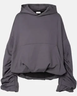 Hoodie Hannett aus Baumwolle Grau