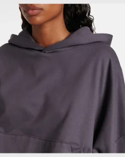 Hoodie Hannett aus Baumwolle Grau