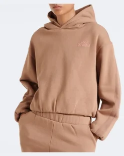 Hoodie Marlon Camila aus Baumwoll-Jersey Braun