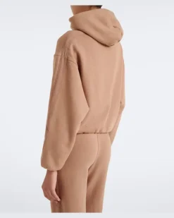 Hoodie Marlon Camila aus Baumwoll-Jersey Braun