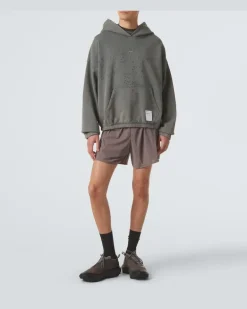 Hoodie MothTech™ aus Baumwolle Grau