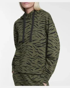 Hoodie Roseanne aus Baumwolle GrüN