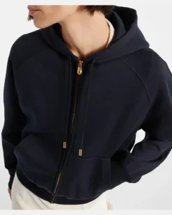 Hoodie Viera aus einem Baumwollgemisch Blau