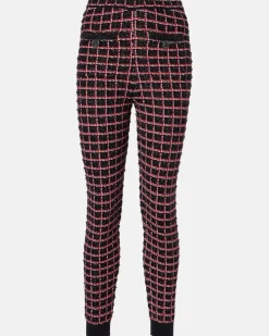 Hose aus Tweed Schwarz