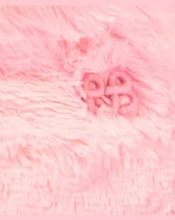 Hut aus Faux Fur Rosa