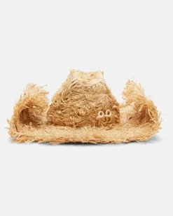 Hut aus Stroh Beige