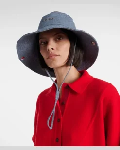Hut Bob De-Nîmes aus Denim Blau