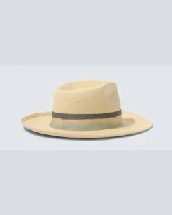 Hut Harlem aus Stroh Beige