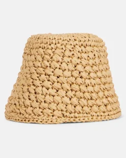 Hut Jasmine aus Raffiabast Beige