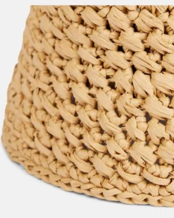 Hut Jasmine aus Raffiabast Beige