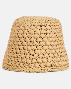 Hut Jasmine aus Raffiabast Beige