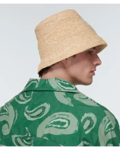 Hut Le Bob Ficiu aus Raffiabast Beige
