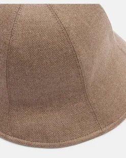 Hut Zaltana aus Kaschmir und Seide Beige