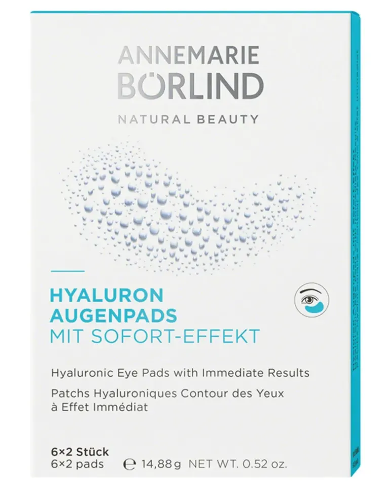 Hyaluron Augenpads Augenpads mit Sofort-Effekt (6 x 2 Stück