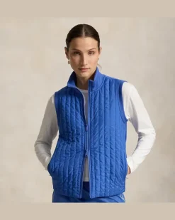 Hybrid-Weste mit Reißverschluss Blue