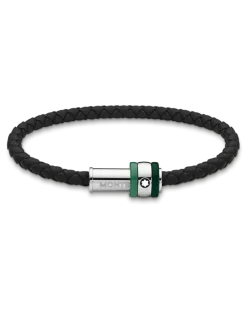 Iced Sea Armband aus Soft Leder - Grün - Edelstahl - MB129825 - Armbänder