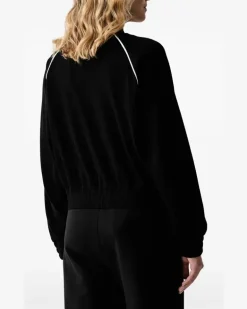 Ikonik Karl Sweatshirtjacke - Schwarz ikonik