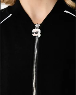 Ikonik Karl Sweatshirtjacke - Schwarz ikonik