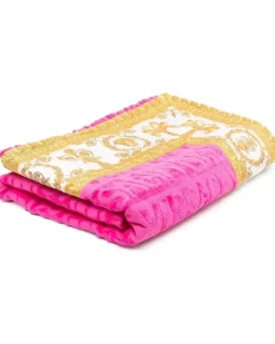 I Love Baroque Badetuch - Rosa