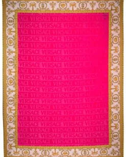 I Love Baroque Badetuch - Rosa